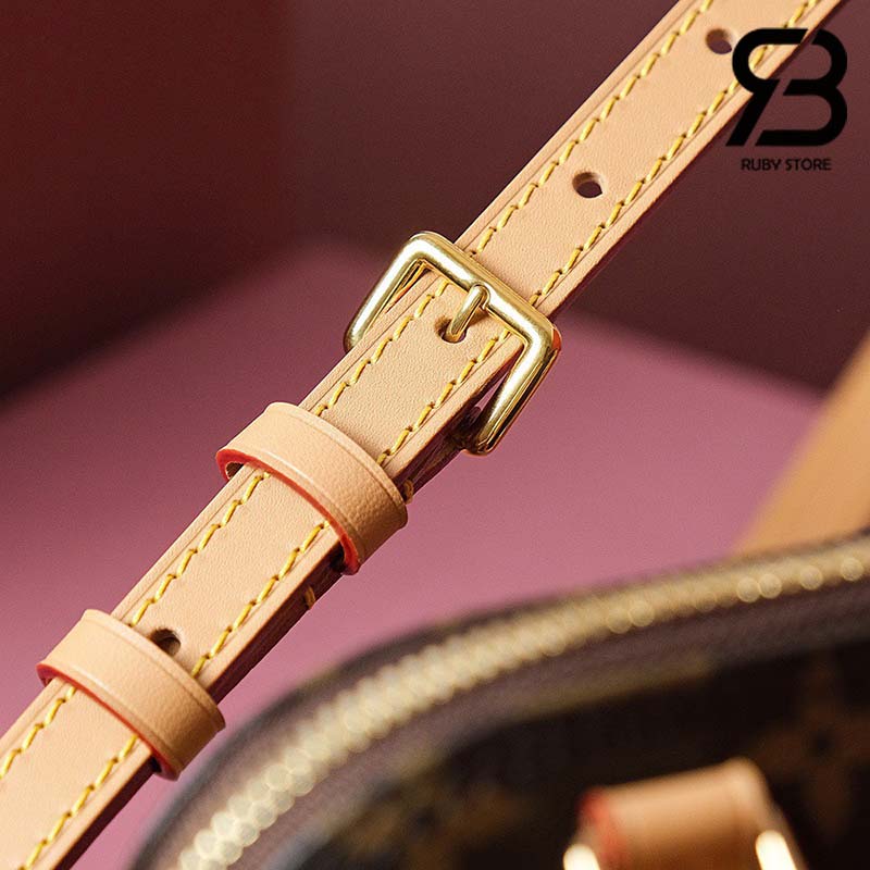 Túi LV Nano Alma Monogram Nâu Canvas 18CM Best Quality