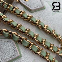 Túi LV Nano Speedy Bicolor Monogram Latte Matcha 16CM Best Quality