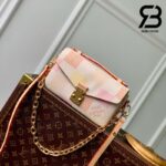 Túi LV Pochette Métis East West Rose Peach Autres Toiles Damier 21CM Best Quality