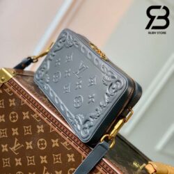 Túi LV Soft Trunk Wearable Wallet Dark Shadow Grey Calfskin Best Quality