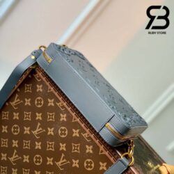 Túi LV Soft Trunk Wearable Wallet Dark Shadow Grey Calfskin Best Quality