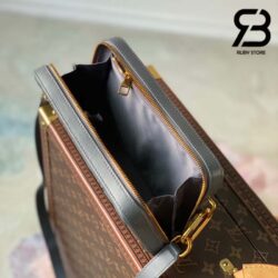 Túi LV Soft Trunk Wearable Wallet Dark Shadow Grey Calfskin Best Quality