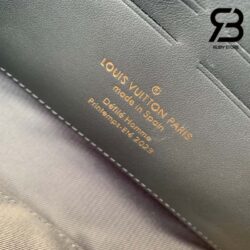 Túi LV Soft Trunk Wearable Wallet Dark Shadow Grey Calfskin Best Quality