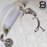 Túi Mini Lady Dior Bag Màu Trắng Latte Lambskin SHW 17CM Best Quality