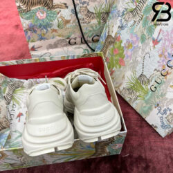 Giày Gucci Rhyton Tiger Yellow Màu Kem Hình Hổ Vàng