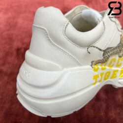 Giày Gucci Rhyton Tiger Yellow Màu Kem Hình Hổ Vàng