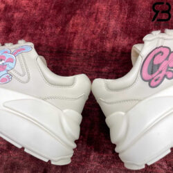 Giày Gucci Rhyton White Pink Trắng Hồng Hình Thỏ