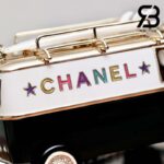 Túi Chanel 24 Cruise Mini Van Minaudiere White Gold Black Best Quality