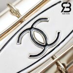 Túi Chanel 24 Cruise Mini Van Minaudiere White Gold Black Best Quality