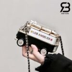 Túi Chanel 24 Cruise Mini Van Minaudiere White Gold Black Best Quality