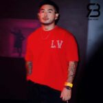 Áo Thun LV Cotton Pique T-Shirt With Embroidered LV Patch Đỏ Best Quality