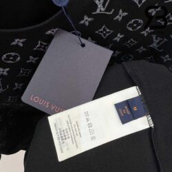 Áo Thun LV Gradient Cotton T-Shirt Đen Best Quality