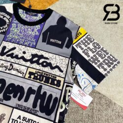 Áo Thun LV Printed Cotton T-Shirt Fanzine Best Quality