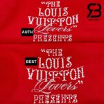 Áo LV Runway Mix Leather Varsity Blouson Màu Đỏ Best Quality