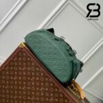 Ba Lô LV Christopher MM Backpack Màu Xanh Forest Taurillon Monogram 44CM Best Quality