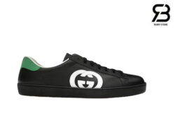Giày Gucci Ace Interlocking GG Black Green Đen Xanh Best Quality