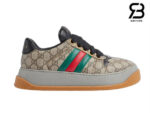 Giày Gucci Screener Trainer With Web GG Supreme Canvas ‎771460 FACTH 9749