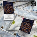 Quần LV Tyler Monogram Denim Trousers Màu Xanh Indigo Best Quality