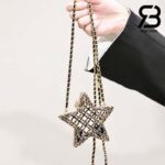 Túi Chanel 23S Runway Metal Gold Black Cage Star Minaudiere Mini Shoulder Clutch Bag Best Quality