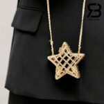 Túi Chanel 23S Runway Metal Gold Cage Star Minaudiere Mini Shoulder Clutch Bag Best Quality