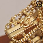 Túi Chanel 23S Runway Metal Gold Cage Star Minaudiere Mini Shoulder Clutch Bag Best Quality