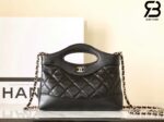Túi Chanel 24C Mini Nano 31 Bag Màu Đen Da Lambskin 20CM Best Quality
