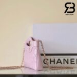 Túi Chanel 24C Mini Nano 31 Bag Màu Hồng Da Lambskin GHW 20CM Best Quality