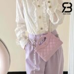 Túi Chanel 24C Mini Nano 31 Bag Màu Hồng Da Lambskin GHW 20CM Best Quality