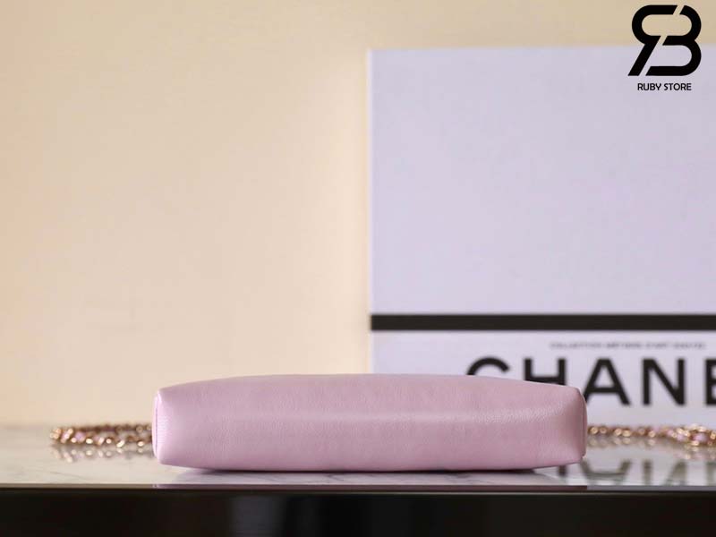 Túi Chanel 24C Mini Nano 31 Bag Màu Hồng Da Lambskin GHW 20CM Best Quality