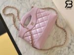 Túi Chanel 24C Mini Nano 31 Bag Màu Hồng Da Lambskin GHW 20CM Best Quality