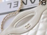 Túi Chanel 24C Mini Nano 31 Bag Màu Trắng Da Lambskin GHW 20CM Best Quality
