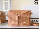 Túi Chanel 24P Small Hobo Handbag Màu Camel Calfskin 24CM Best Quality