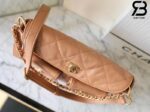 Túi Chanel 24P Small Hobo Handbag Màu Camel Calfskin 24CM Best Quality