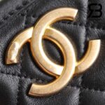 Túi Chanel 24S Hobo Bag Màu Đen Da Calfskin GHW 22CM Best Quality