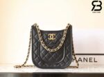 Túi Chanel 24S Hobo Bag Màu Đen Da Calfskin GHW 22CM Best Quality