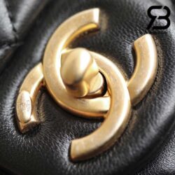 Túi Chanel 24S Small Flap Bag Màu Đen Lambskin GHW 20CM Best Quality