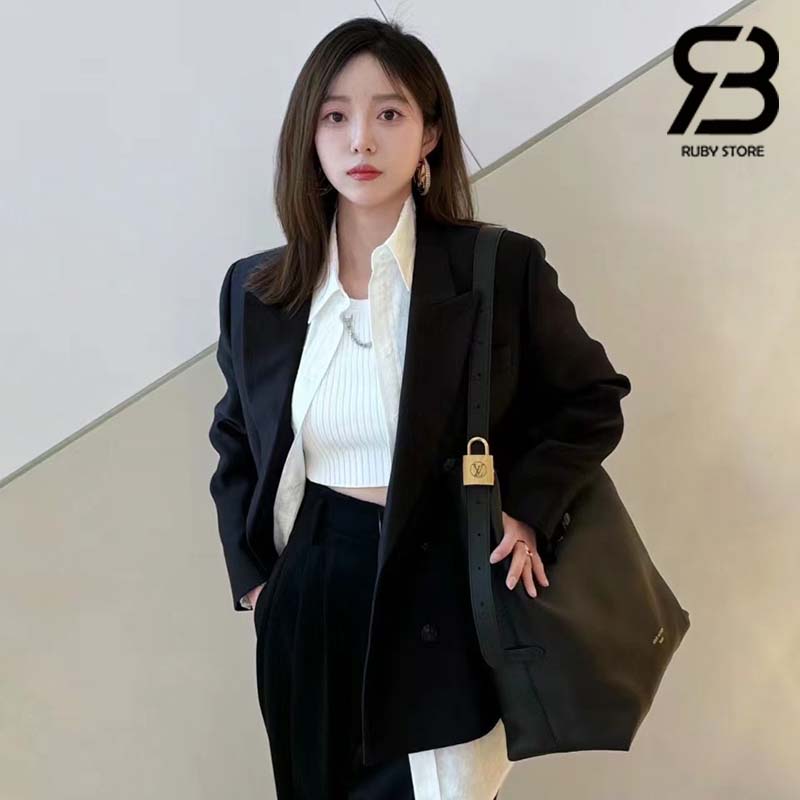 Túi LV Low Key Hobo MM Màu Đen Calfskin Best Quality
