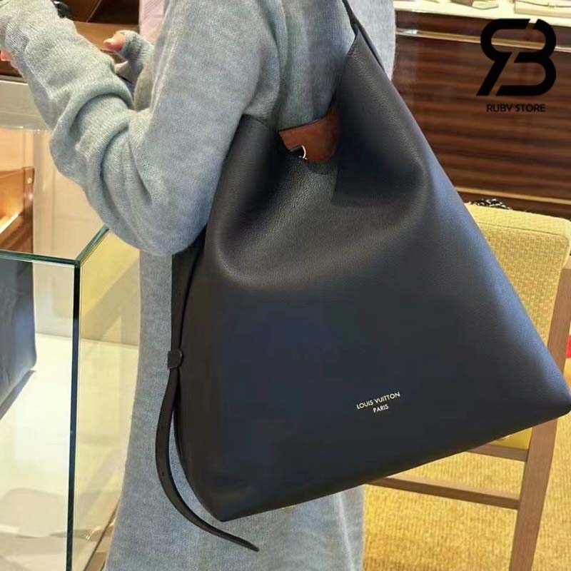 Túi LV Low Key Hobo MM Màu Đen Calfskin Best Quality