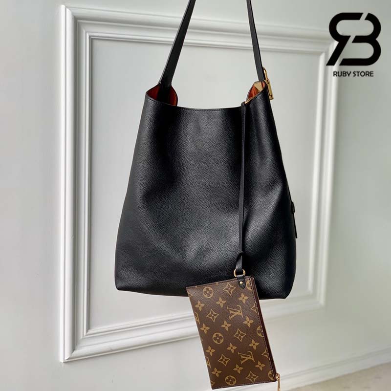 Túi LV Low Key Hobo MM Màu Đen Calfskin Best Quality