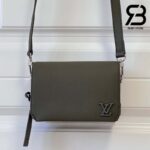 Túi LV Aerogram Fastline Wearable Wallet Màu Xanh Khaiki 17CM Best Quality