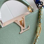 Túi LV Capucines BB Lovelock Màu Xanh Ngọc Bích Quartz 26CM Best Quality