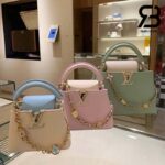 Túi LV Capucines BB Lovelock Màu Xanh Ngọc Bích Quartz 26CM Best Quality