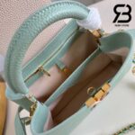 Túi LV Capucines BB Lovelock Màu Xanh Ngọc Bích Quartz 26CM Best Quality