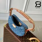 Túi LV Croissant MM Bag Monogram Màu Xanh Denim 25CM Best Quality