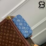 Túi LV Hills Pochette Bag Monogram Màu Xanh Denim 18CM Best Quality