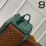 Túi LV Keepall Bandoulière 25 Màu Xanh Forest Monogram Taurillon Best Quality