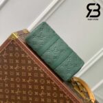 Túi LV Keepall Bandoulière 25 Màu Xanh Forest Monogram Taurillon Best Quality