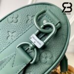 Túi LV Keepall Bandoulière 25 Màu Xanh Forest Monogram Taurillon Best Quality