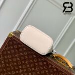 Túi LV Lock and Walk Màu Trắng Quartz Calfskin 20CM Best Quality