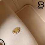 Túi LV Lock and Walk Màu Trắng Quartz Calfskin 20CM Best Quality